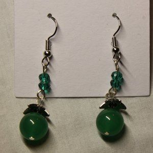 Jade Green Dangled Earrings